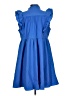 Umgee 100% Polyester Solid Blue Casual Dress Size L - photo 2