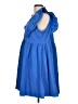 Umgee 100% Polyester Solid Blue Casual Dress Size L - photo 5