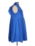 Umgee 100% Polyester Solid Blue Casual Dress Size L - photo 4