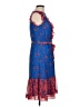 Boden 100% Polyester Graphic Blue Casual Dress Size 6 (petite) - photo 4