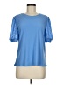 CeCe Blue Short Sleeve Top Size M - photo 1