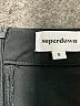 Superdown 100% Polyester Solid Black Casual Skirt Size S - photo 4