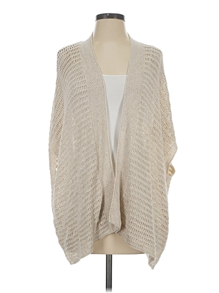 Pre-owned Max Studio Cardigan Sweater In Tan