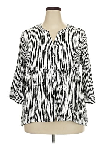 Jones New York 3/4 Sleeve Blouse (view 1)