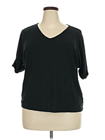 Lauren by Ralph Lauren 3/4 Sleeve T-Shirt (view 1)