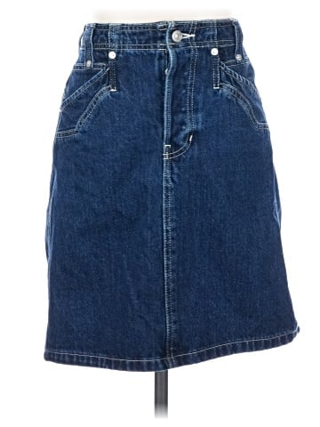 We the Free Denim Skirt (view 1)