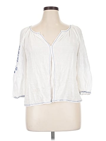 Max Studio 3/4 Sleeve Blouse (view 1)