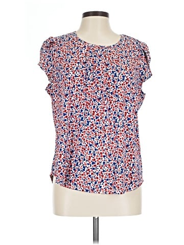 Adrianna Papell Short Sleeve Blouse (view 1)