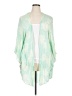 Torrid 100% Rayon Green Kimono Size 1X Plus (1) - photo 1