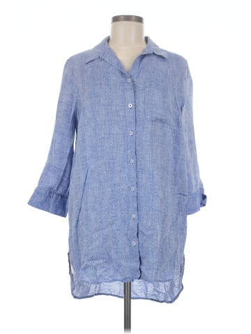 Chico's 3/4 Sleeve Button-Down Shirt (view 1)