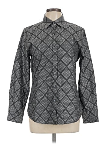 Foxcroft Long Sleeve Button-Down Shirt (view 1)