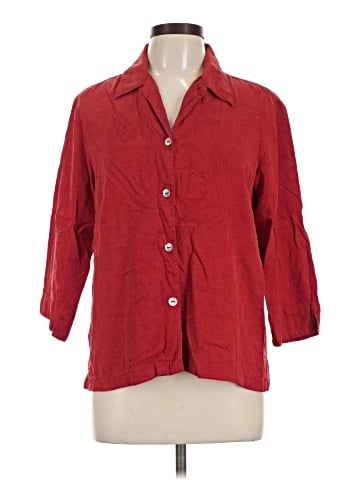 Coldwater Creek 3/4 Sleeve Button-Down Shirt (view 1)