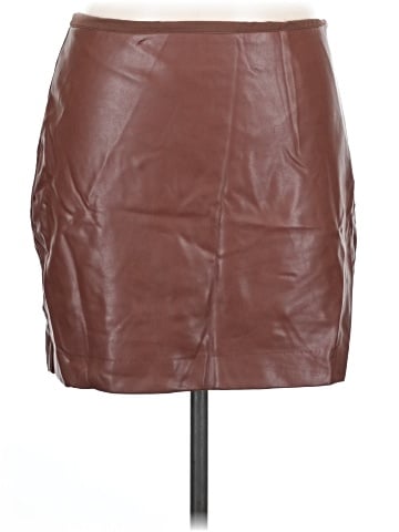 Express Faux Leather Skirt (view 1)