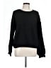 DKNY Solid Black Pullover Sweater Size L - photo 1