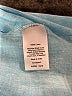Talbots 100% Linen Blue 3/4 Sleeve Blouse Size M - photo 8