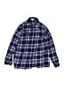 Gap Kids Plaid Blue Long Sleeve Button-Down Shirt Size 8 - photo 1
