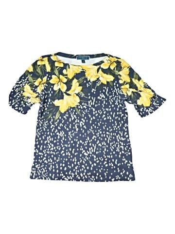 Karen Scott 3/4 Sleeve Henley (view 2)