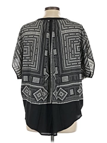 BCBGMAXAZRIA 3/4 Sleeve Blouse (view 2)