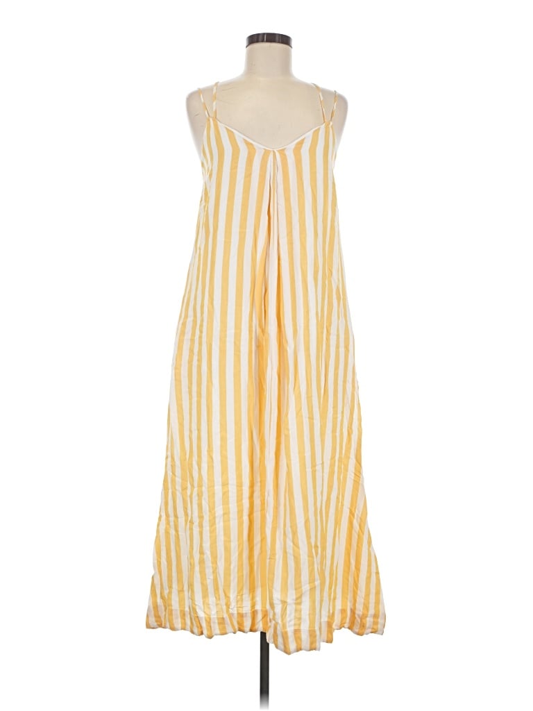 Pre-owned Lost + Wander Casual Dress In Yellow