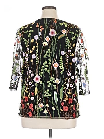 Caroline Rose 3/4 Sleeve Blouse (view 2)