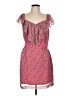 BCBGeneration 100% Polyester Paisley Pink Cocktail Dress Size L - photo 1