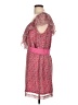 BCBGeneration 100% Polyester Paisley Pink Cocktail Dress Size L - photo 5