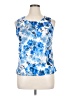 Anthony Richards 100% Polyester Blue Sleeveless Blouse Size 14 (petite) - photo 1