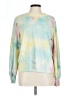 Cherish Tie-dye Teal Pullover Sweater Size L - photo 1
