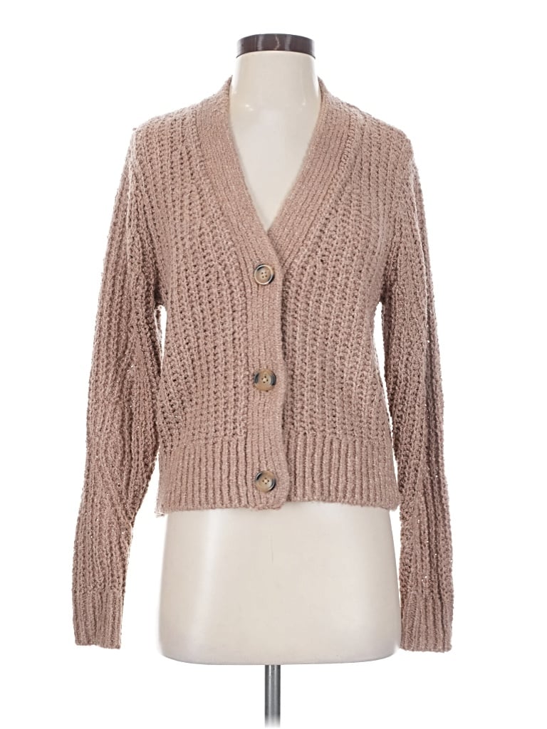 Pre-owned Elizabeth And James Cardigan Sweater In Tan