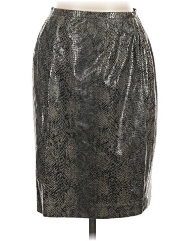 Harve Benard Faux Leather Skirt (view 1)