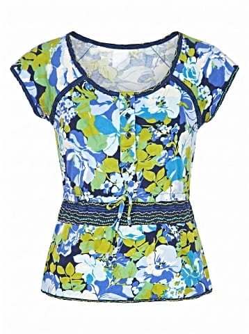 Little Yellow Button Short Sleeve T-Shirt (view 1)