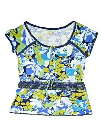 Little Yellow Button Short Sleeve T-Shirt (view 2)