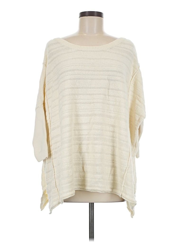 Pre-owned Pilcro Poncho In Ivory