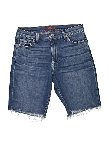 7 For All Mankind Denim Shorts (view 1)