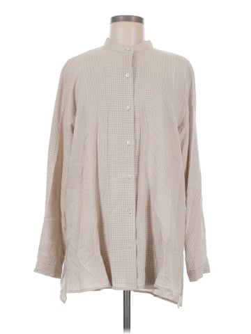 Eileen Fisher Long Sleeve Button-Down Shirt (view 1)
