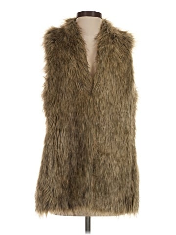 Banana Republic Faux Fur Vest (view 1)