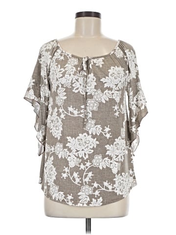 Espresso Short Sleeve Blouse (view 1)