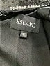 Xscape 100% Polyester Black Silver Cocktail Dress Size 8 - photo 4
