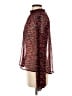 Allison Joy Animal Print Red Long Sleeve Blouse Size S - photo 5