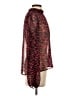 Allison Joy Animal Print Red Long Sleeve Blouse Size S - photo 4