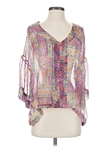 Gypsy 05 3/4 Sleeve Silk Top (view 1)
