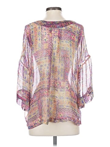 Gypsy 05 3/4 Sleeve Silk Top (view 2)