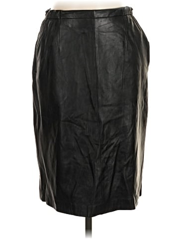 Jaclyn Smith Faux Leather Skirt (view 1)