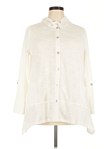 Style&Co 3/4 Sleeve Button-Down Shirt (view 1)