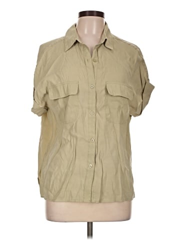 Max Studio Short Sleeve Button-Down Shirt (view 1)