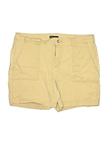 Lee Khaki Shorts (view 1)