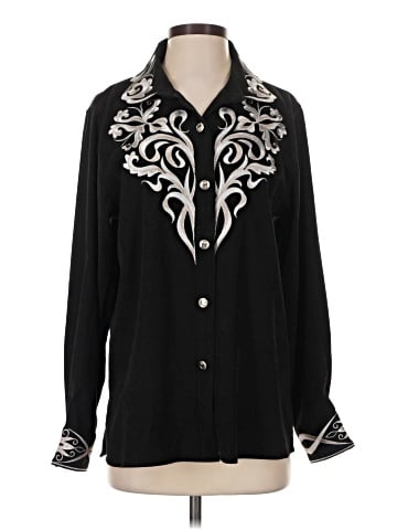 Bob Mackie Long Sleeve Blouse (view 1)