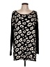 August Silk Animal Print Black Pullover Sweater Size M - photo 1