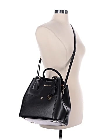 MICHAEL Michael Kors Leather Satchel (view 2)