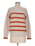 Kinross Stripes Orange Wool Pullover Sweater Size XS - photo 1